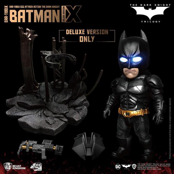Immagine prodotto Beast Kingdom DC Comics: Il Cavaliere Oscuro - Figura d'azione Deluxe di Batman da 6 pollici