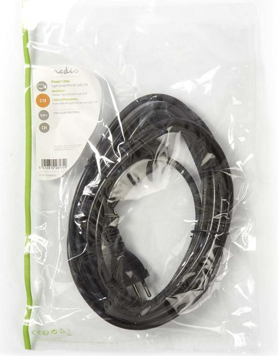 Image du produit Nedis Câble d'alimentation CH (5 m)