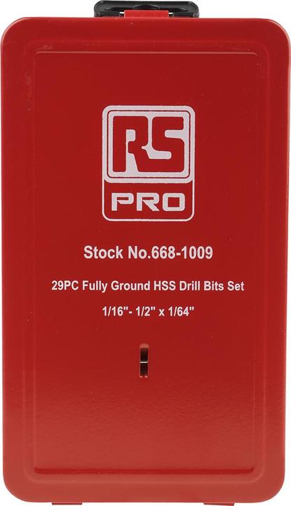 Produktbild Rs Pro HSS Spiralbohrer Set 1/16-1/2" (1, 2 Zoll, 16-1)