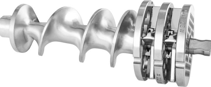 Actual product image Royal Catering Stainless Steel Meat Grinder - 220 kg/hr - EXPERT