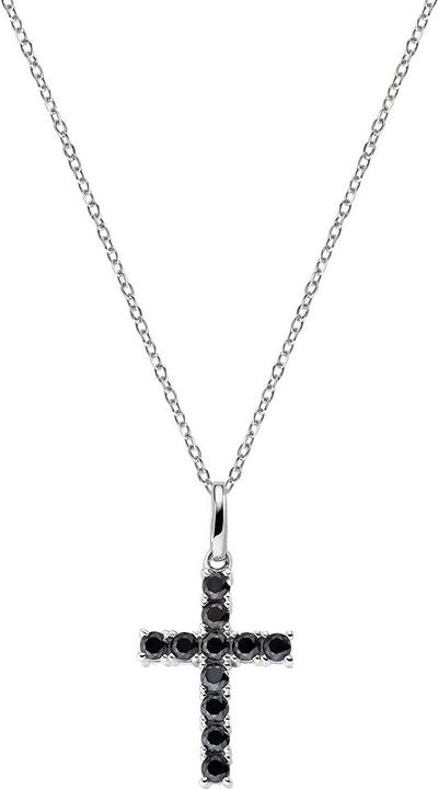 Amen Cross Halskette (Silber 925, 42 - 47 cm)