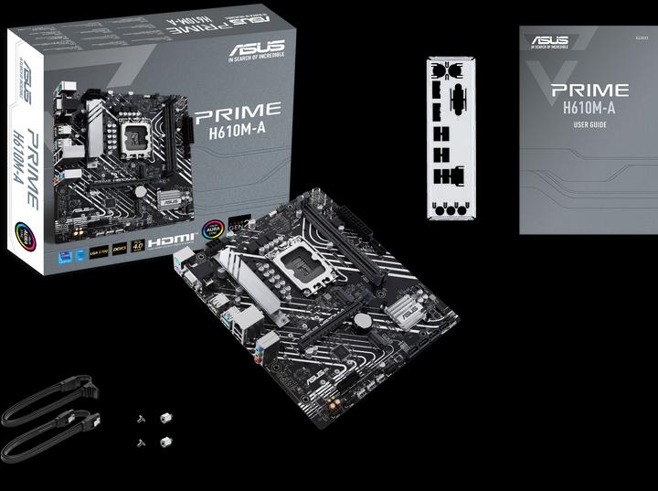 Produktbild ASUS PRIME H610M-A-CSM LGA1700 2DDR4 MB (LGA 1700, Intel H610, mATX)