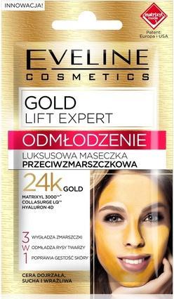Actual product image Eveline Gold Lift Expert anti-wrinkle mask 3 in1 7ml (7 ml)