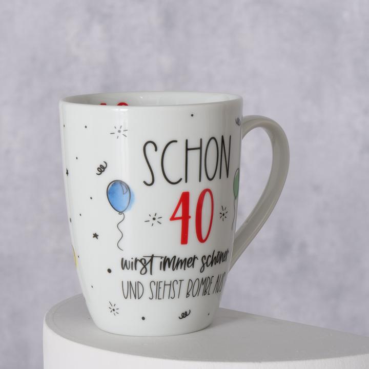 Image du produit Magni Gobelet anniversaire 40 blanc 330ml (330 ml, 1 x)