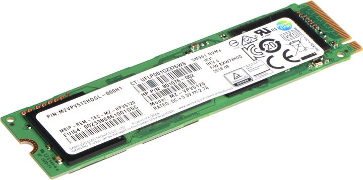 Image du produit Lenovo Mémoire SSD 512 Go M.2 PCIe3x4 (512 Go, M.2 2280)