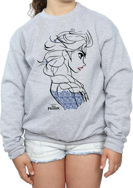 Produktbild Disney Frozen Elsa Sketch Sweatshirt Mädchen (152, 158)