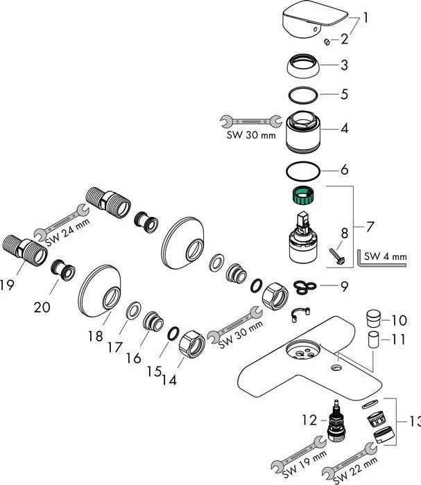 Immagine prodotto hansgrohe Cromo logico