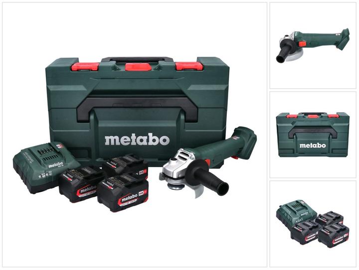 Produktbild Metabo Quick Set Akku-Winkelschl (125 mm)