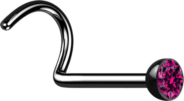 Immagine prodotto Star Piercing Spirale finta in corno di bufalo (senza ottone, Acciaio chirurgico 316L)