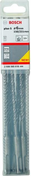Immagine prodotto Bosch Professional Zubehör Trapano a percussione in carburo da 6 mm A (6 mm)