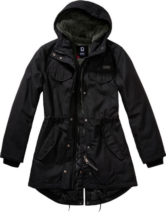 Brandit Damen Marsh Lake Parka Grösse 5XL Farbe Schwarz (5XL)