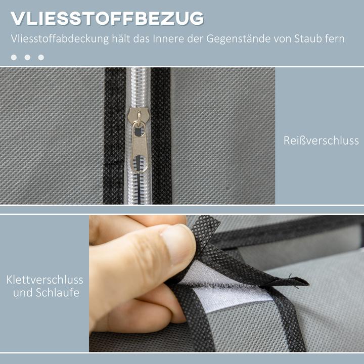 Produktbild Homcom Stoffschrank mit Tür (125 x 43 x 162.5 cm)