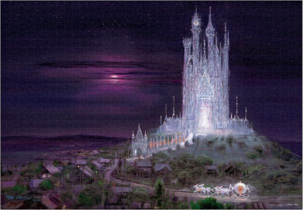 Produktbild Disney Cinderella Puzzle 1000 Teile "Glass Castle" Special Art Collection (Leinwandstil) (1000 Teile)