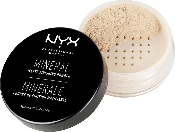 Immagine prodotto NYX Professional Make-Up Impostazione NYX - Polvere minerale di finitura Light/Medium (1 Luce/Media)
