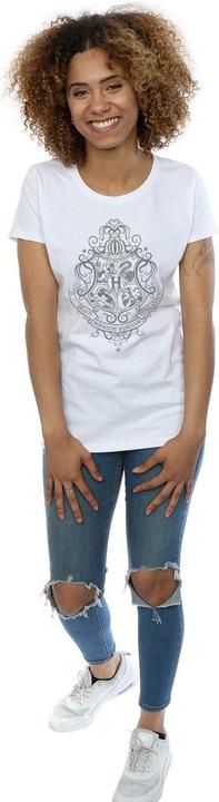 Actual product image Womens/Ladies Hogwarts Draco Dormiens Crest Cotton T-Shirt (S)