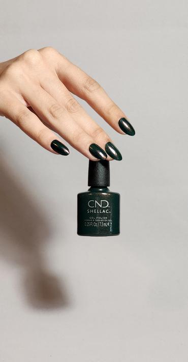 Image du produit CND Shellac Forever Green 455 (Forever Green)