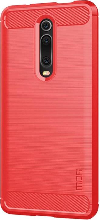 Actual product image Cover-Discount Silicone Rubber Case Metal Carbon Look (Mi 9T Pro)