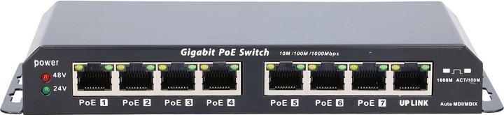 Actual product image Extralink EX.1025 network switch Unmanaged L2 Gigabit Ethernet (10/100/1000) Power over Ethernet (8 Ports)