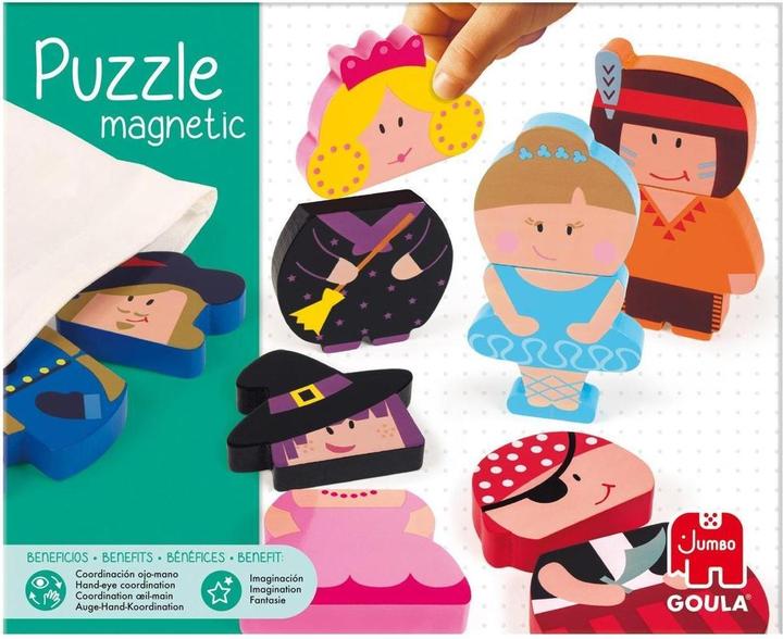 Produktbild Goula Magnetisches Puzzle Charaktere (12 Teile)