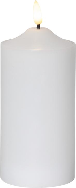 Star Trading LED Zuilkaars Vlam 7,5 cm x 17 cm, Wit (1 x)