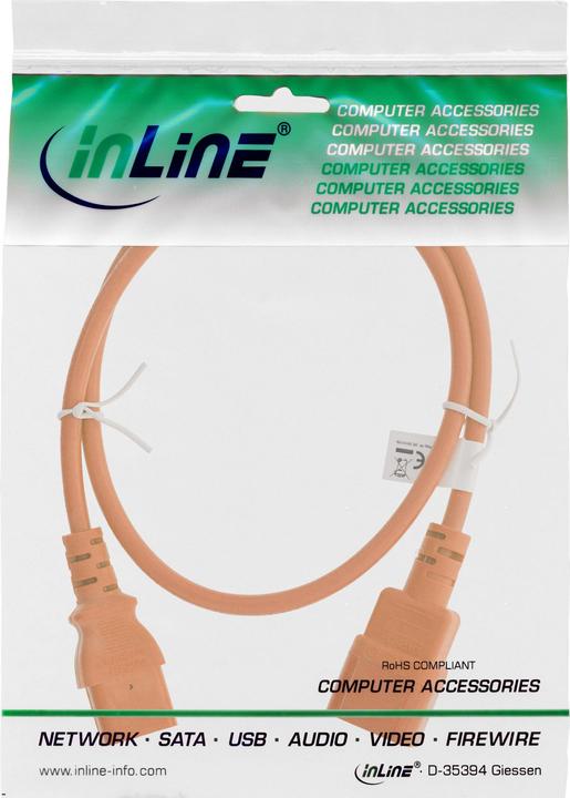 Produktbild InLine Kaltgeräteverlängerung (0.50 m, C13)