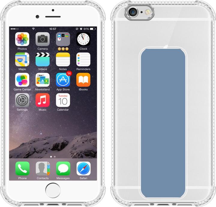 Produktbild Cadorabo Hülle für Apple iPhone 6 / 6S im TPU mit Halterung LM167 Style (Apple iPhone 6)