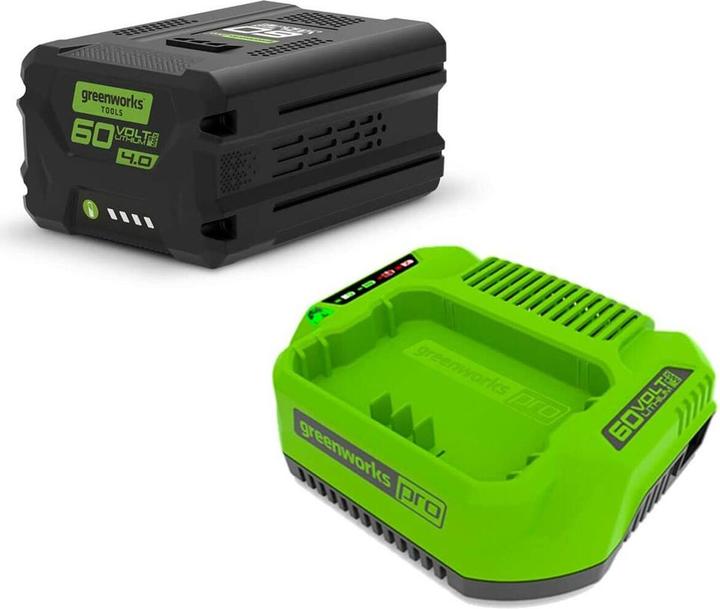 Actual product image Greenworks 60V 4Ah battery and universal charger kit (60 V)