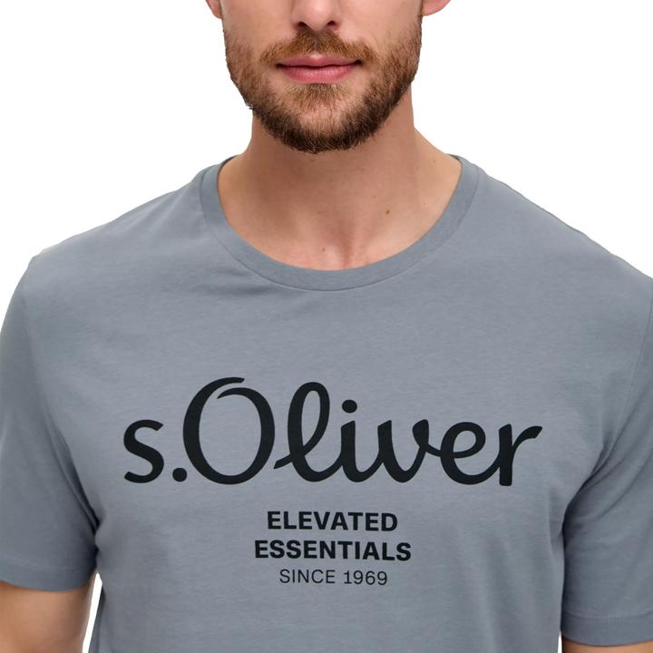 Image du produit S.Oliver T-Shirt Casual Bequem sitzend Logo T-Shirt (M)