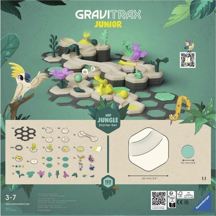 Image du produit Ravensburger GraviTrax RAV GraviTrax Junior Kit de démarrage L Jungle 27499
