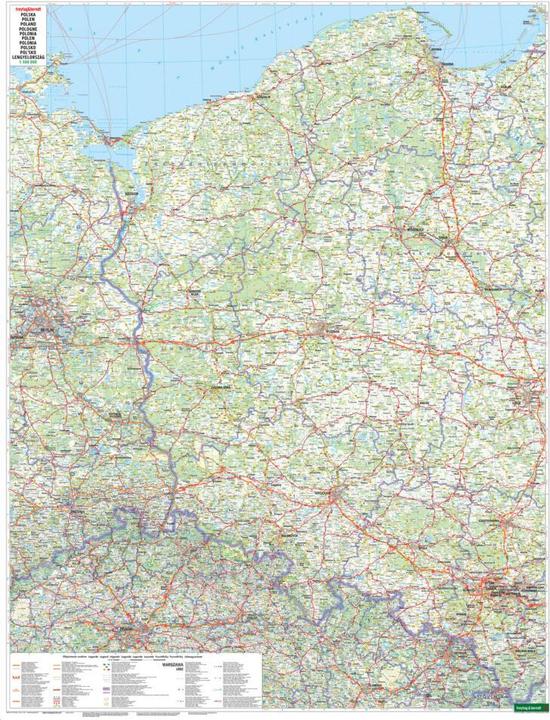 Produktbild Polen, Strassenkarte 1:500.000, freytag & berndt
