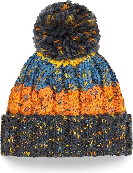 Actual product image Beechfield Junior corkscrew bobble hat (One size)