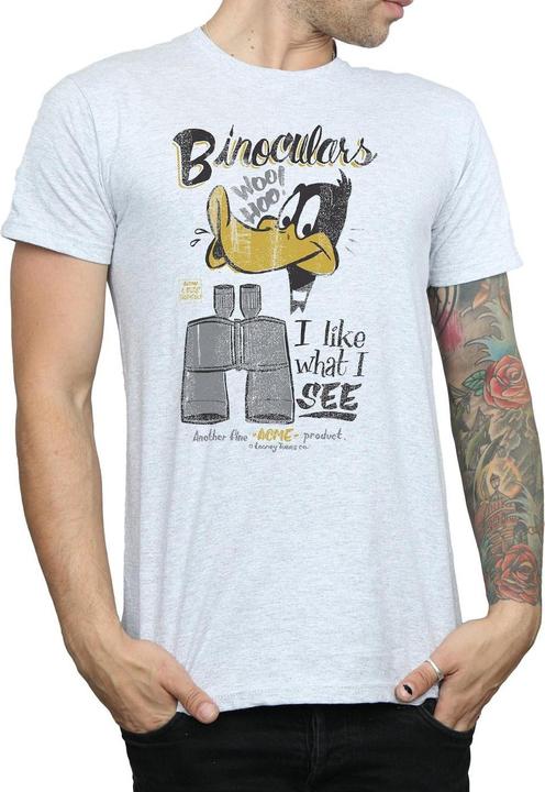 Produktbild Looney Tunes Daffy Duck Binoculars TShirt (M)