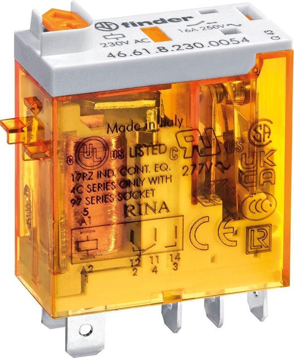 Produktbild Finder Relais Serie 46 12Vac 16A 1-Wechsler