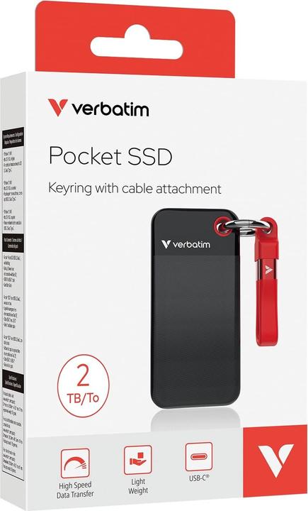 Productafbeelding Verbatim Pocket SSD (2000 GB)