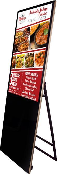 Actual product image DSS Multimedia Steller 55", portrait, metal, hinged (55")