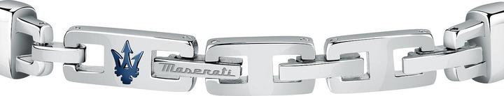 Produktbild Maserati Armband (23 cm, Edelstahl, Leder, Recycelt)