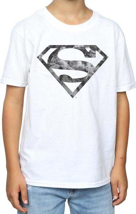 Actual product image Boys Superman Marble Logo T-Shirt (128)