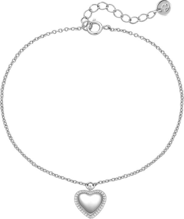 Produktbild Glanzstücke München Damen Armband Herz Sterling Silber - 34486 (17 cm, Sterling Silber)