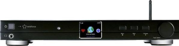 Actual product image Renkforce RF-DAB-IR 1700 HiFi Tuner DAB+, FM, Internet Radio, Bluetooth, WLAN DLNA-capable (DAB+, FM, Bluetooth, Wi-Fi)