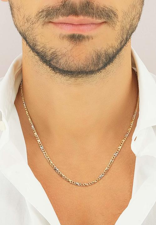 Produktbild Muau 8er-Kette (750, Weissgold, 18K Gelbgold, 50 cm)