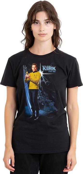 Actual product image Unisex Adult Galactic Captain Kirk T-Shirt (XL)