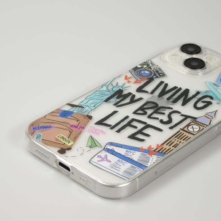 Actual product image PhoneLook Cover it Silicone Cover Living my best Life (Apple iPhone 14)