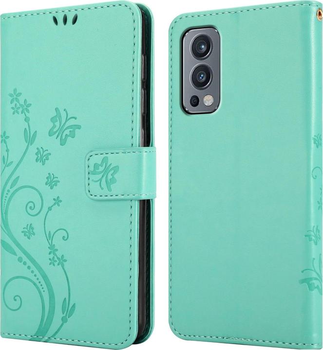 Image du produit Cadorabo Pochette Flower Book (OnePlus Nord 2 5G)