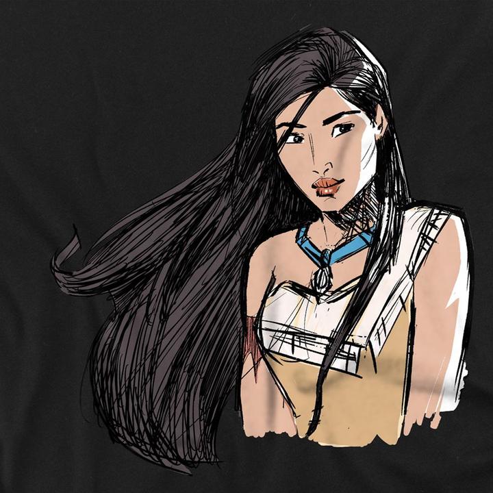 Actual product image Disney Unisex Adult Sketch T-Shirt (S)