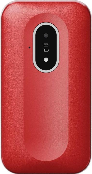 Produktbild Doro Leva L20, Clamshell, Single SIM, 7,11 cm (2,8"), 2 MP, 1150 mAh, Rot, Weiss (2.80", 2 Mpx, 4G)