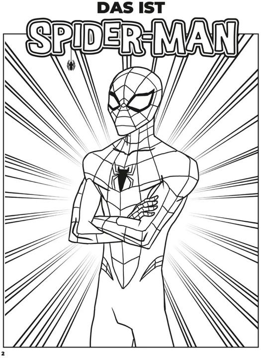 Immagine prodotto Spider-Man: Coole Ausmalbilder (Tedesco, 2023)