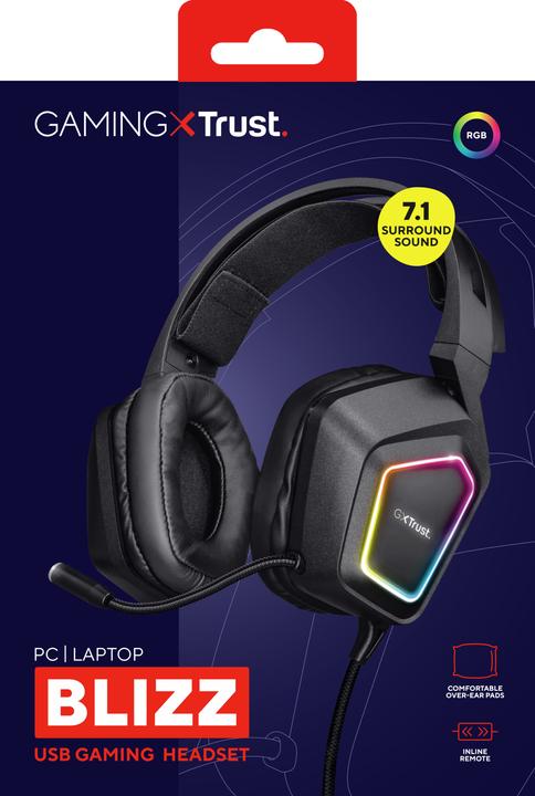 Actual product image Trust GXT 450 Blizz RGB 7.1 (Cable)