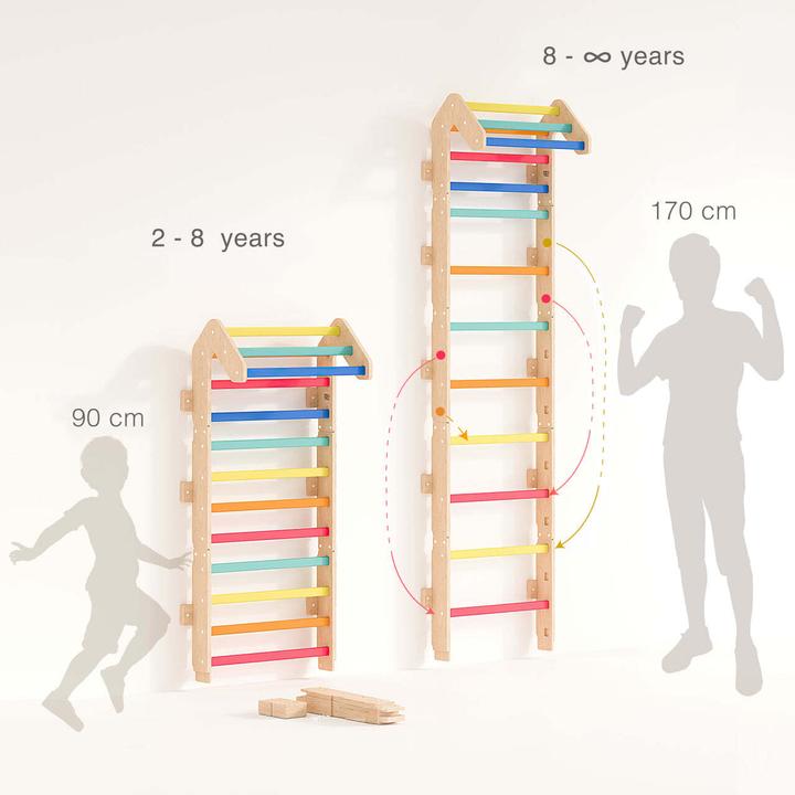 Image du produit Montessori Espalier - clair - 2 en 1 ® Sport&Gym