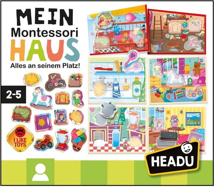 Produktbild Headup Games Headu - Mein Montessori Haus - Alles an seinem Platz! (Deutsch)