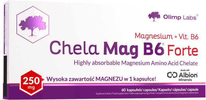 Actual product image Olimp Sport Nutrition Chela-Mag B6 Forte (60 Caps.) (60 Piece, Capsules)